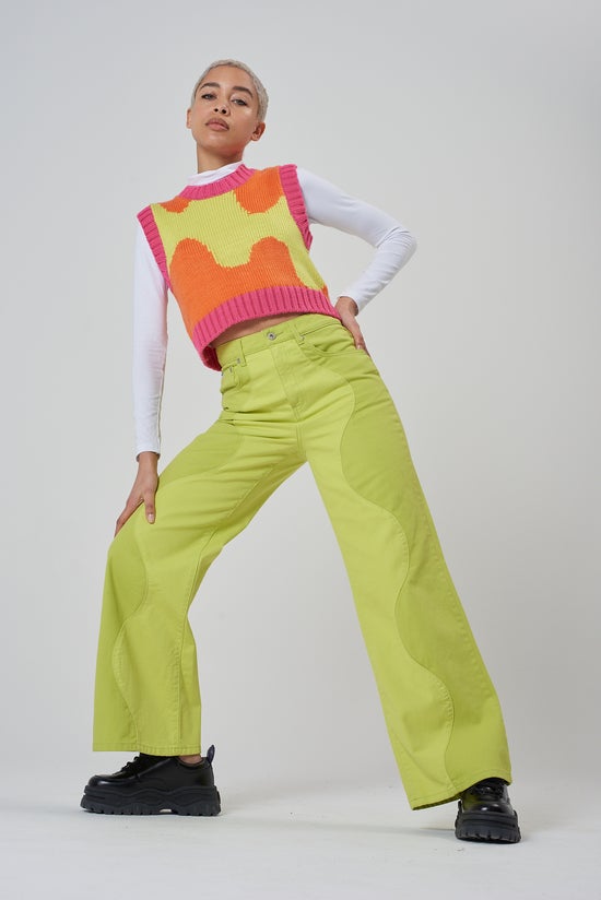 UNDERWORLD DENIM - LIME GREEN - EXCLUSIVE Denim from THE RAGGED PRIEST - Just $50! SHOP NOW AT IAMINHATELOVE BOTH IN STORE FOR CYPRUS AND ONLINE WORLDWIDE