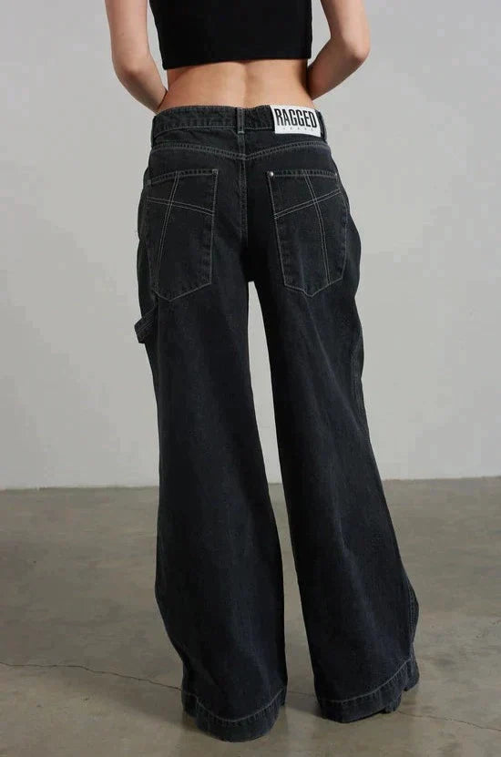 SWEEPER DAD DENIM - CHARCOAL - EXCLUSIVE Denim from THE RAGGED PRIEST - Just $79.00! SHOP NOW AT IAMINHATELOVE BOTH IN STORE FOR CYPRUS AND ONLINE WORLDWIDE