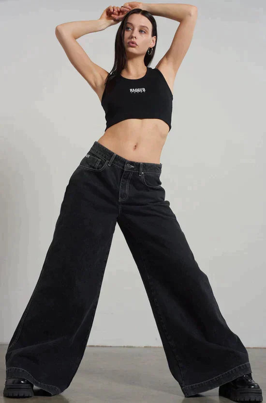 SWEEPER DAD DENIM - CHARCOAL - EXCLUSIVE Denim from THE RAGGED PRIEST - Just $79.00! SHOP NOW AT IAMINHATELOVE BOTH IN STORE FOR CYPRUS AND ONLINE WORLDWIDE
