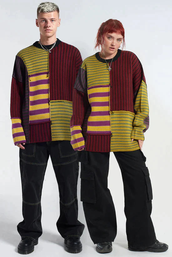 TRASH KNIT - EXCLUSIVE Knitwear from THE RAGGED PRIEST - Just $67.00! SHOP NOW AT IAMINHATELOVE BOTH IN STORE FOR CYPRUS AND ONLINE WORLDWIDE