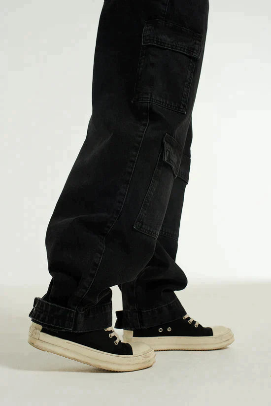 BALLOON DENIM - BLACK  - VIA THE RAGGED PRIEST | Only €75 | NOW AVAILABLE TO SHOP at IAMINHATELOVE