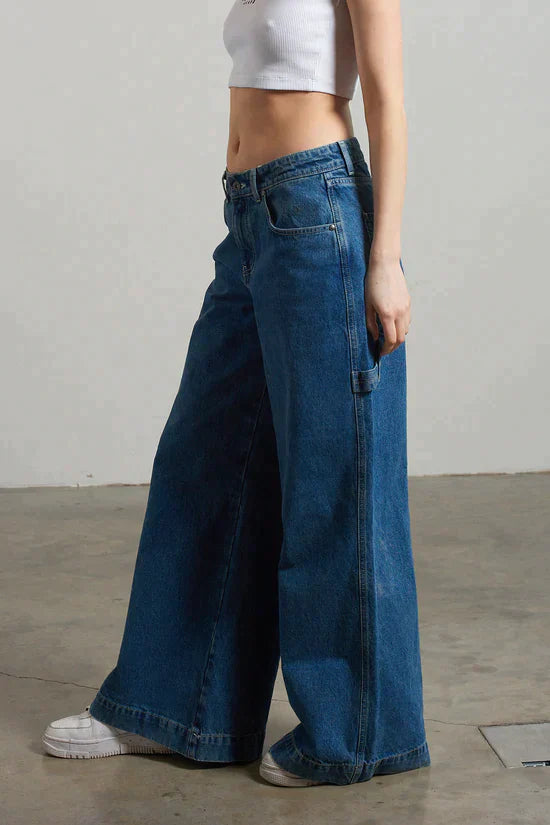 SWEEPER DAD DENIM - BLUE JEAN - EXCLUSIVE Denim from THE RAGGED PRIEST - Just $79.00! SHOP NOW AT IAMINHATELOVE BOTH IN STORE FOR CYPRUS AND ONLINE WORLDWIDE