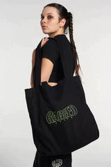 BLACK DOOM TOTE BAG - EXCLUSIVE Bags from THE RAGGED PRIEST - Just €48! SHOP NOW AT IAMINHATELOVE BOTH IN STORE FOR CYPRUS AND ONLINE WORLDWIDE @ IAMINHATELOVE.COM