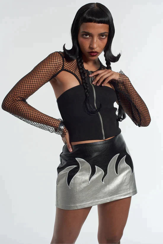 SCORCH MINI SKIRT - EXCLUSIVE Mini Skirts from THE RAGGED PRIEST - Just €54! SHOP NOW AT IAMINHATELOVE BOTH IN STORE FOR CYPRUS AND ONLINE WORLDWIDE @ IAMINHATELOVE.COM
