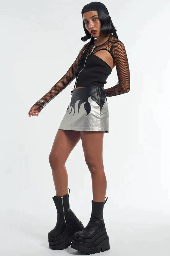 SCORCH MINI SKIRT - EXCLUSIVE Mini Skirts from THE RAGGED PRIEST - Just $54.00! SHOP NOW AT IAMINHATELOVE BOTH IN STORE FOR CYPRUS AND ONLINE WORLDWIDE