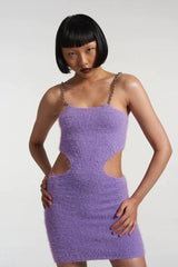 VENUS FLUFFY MINI CUT OUT DRESS - EXCLUSIVE Dresses from THE RAGGED PRIEST - Just $78.00! SHOP NOW AT IAMINHATELOVE BOTH IN STORE FOR CYPRUS AND ONLINE WORLDWIDE
