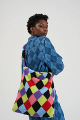 WONDER TEDDY ARGYLE TOTE BAG - EXCLUSIVE Bags from THE RAGGED PRIEST - Just $44.00! SHOP NOW AT IAMINHATELOVE BOTH IN STORE FOR CYPRUS AND ONLINE WORLDWIDE