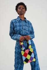 JAM TEDDY ARGYLE GRAB BAG - EXCLUSIVE Bags from THE RAGGED PRIEST - Just $42.00! SHOP NOW AT IAMINHATELOVE BOTH IN STORE FOR CYPRUS AND ONLINE WORLDWIDE