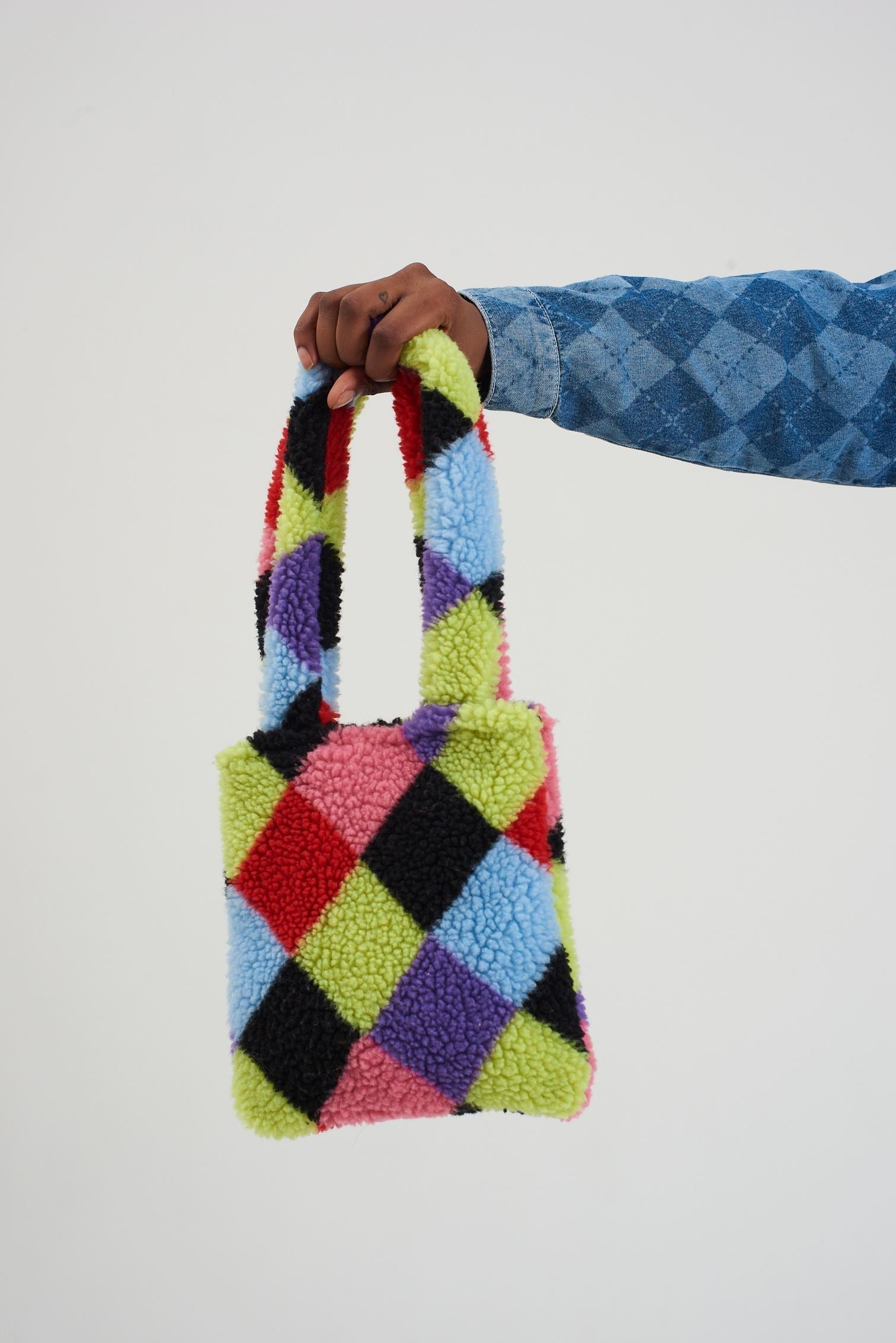 JAM TEDDY ARGYLE GRAB BAG - EXCLUSIVE Bags from THE RAGGED PRIEST - Just $42.00! SHOP NOW AT IAMINHATELOVE BOTH IN STORE FOR CYPRUS AND ONLINE WORLDWIDE