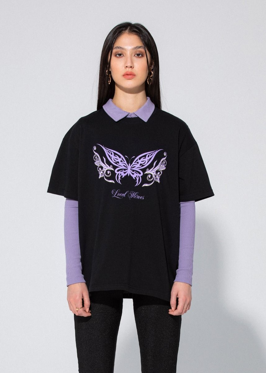 BUTTERFLY TRIBAL TEE - EXCLUSIVE Tee from LOCAL HEROES - Just $34.00! SHOP NOW AT IAMINHATELOVE BOTH IN STORE FOR CYPRUS AND ONLINE WORLDWIDE