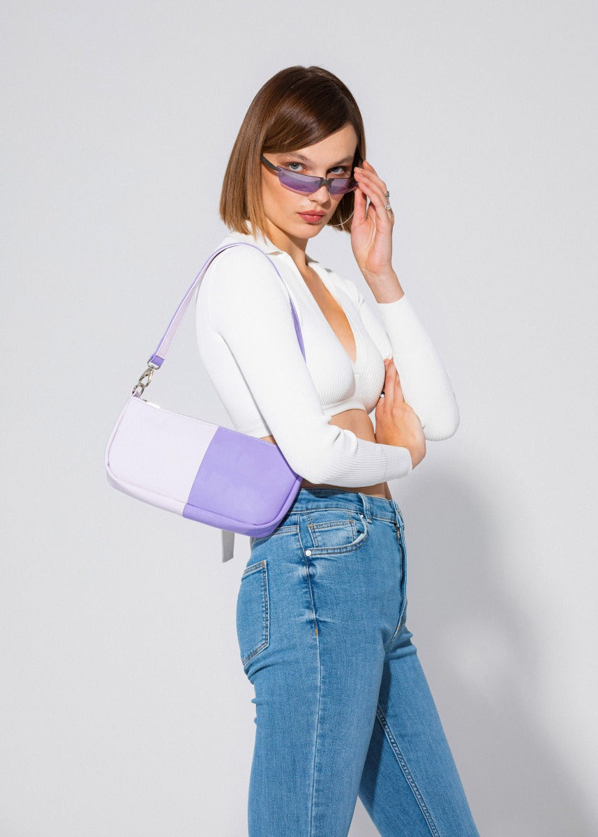 HALF AND HALF BAGUETTE BAG - EXCLUSIVE Bags from LOCAL HEROES - Just $66.00! SHOP NOW AT IAMINHATELOVE BOTH IN STORE FOR CYPRUS AND ONLINE WORLDWIDE
